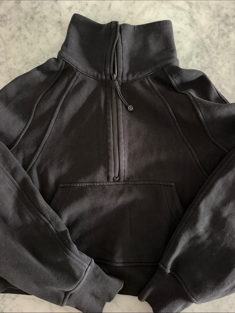 lululemon athletica Black Half-Zip Sweatshirt